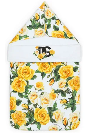 Dolce & Gabbana Rose-print cotton sleeping bag