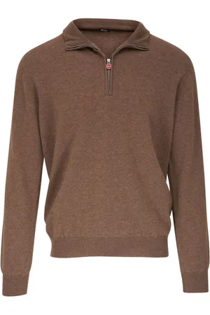 Kiton Quarter-zip cashmere jumper