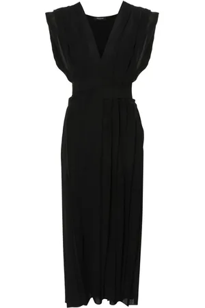 Fabiana Filippi Pleated crepe maxi dress
