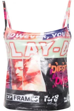 Diesel T-Jana graphic-print top