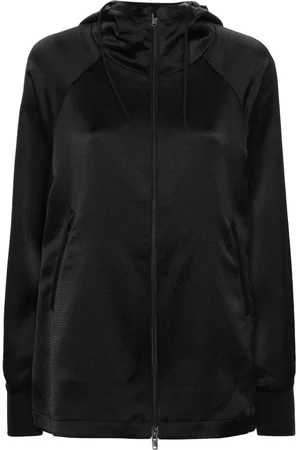 Y-3 Textured zipped hoodie