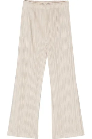 PLEATS PLEASE ISSEY MIYAKE Plissé straight-leg trousers