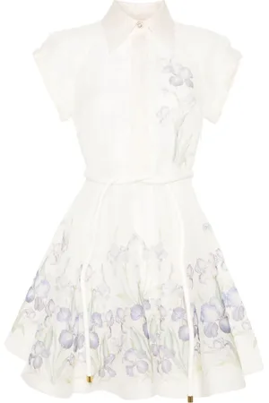 ZIMMERMANN Natura Flip floral-print minidress
