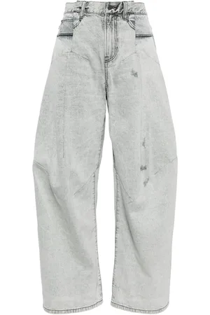 JNBY Wide-leg cotton jeans
