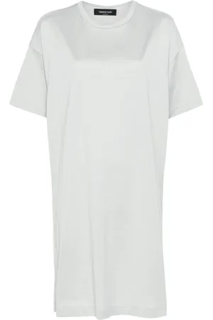 Fabiana Filippi Round-neck short-sleeve dress