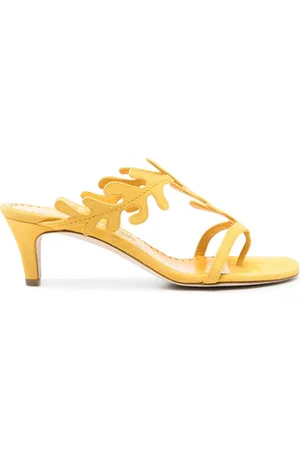Manolo Blahnik Hidrag 50mm suede sandals