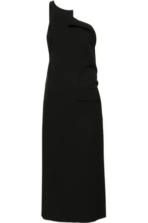 Maison Margiela Asymmetric-neck twill top