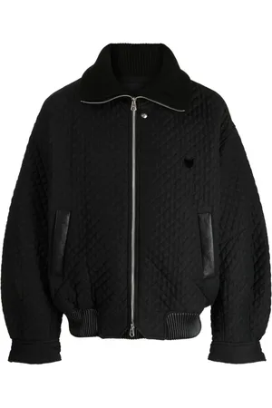 SONGZIO Quilted zip-up bomber jacket