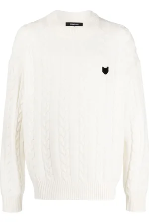 SONGZIO Panther cable-knit jumper