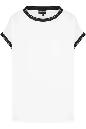 Emporio Armani Chiffon short-sleeve blouse