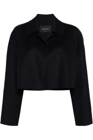 Fabiana Filippi Open-front felted cropped jacket