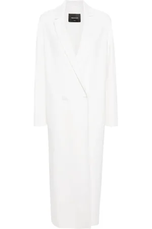 Fabiana Filippi Double-breasted cashmere maxi coat