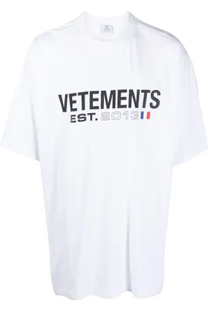 Vetements Logo-print cotton T-shirt