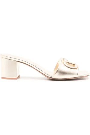VALENTINO GARAVANI Vlogo 60mm leather mules