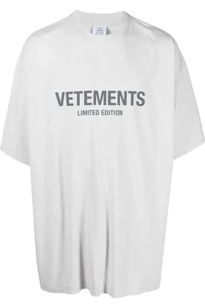Vetements Logo-print cotton T-shirt