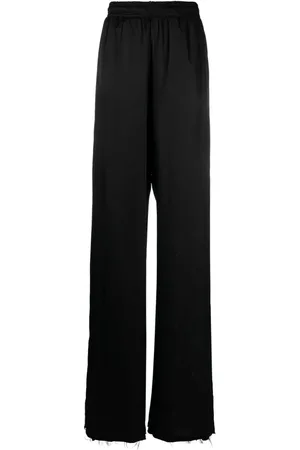 Vetements Satin-finish wide-leg trousers