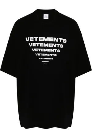 Vetements Logo-print cotton T-shirt
