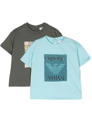 Emporio Armani Logo-print cotton T-shirt