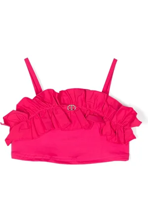 Twin-Set Ruffled crop top