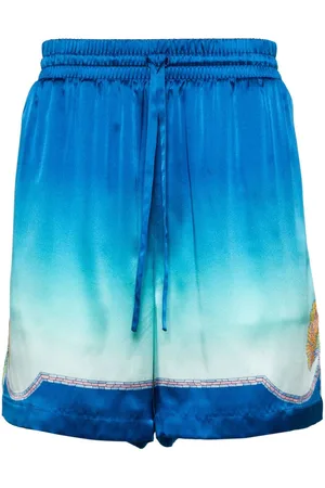 Casablanca Coquillage Coloré silk shorts