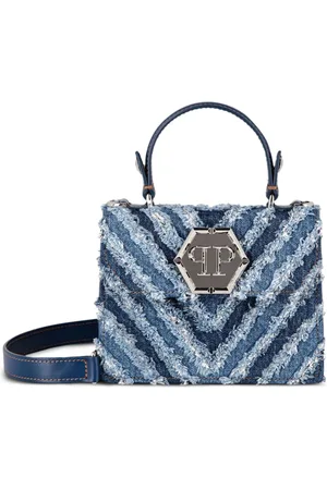 Philipp Plein Medium Denim tote bag