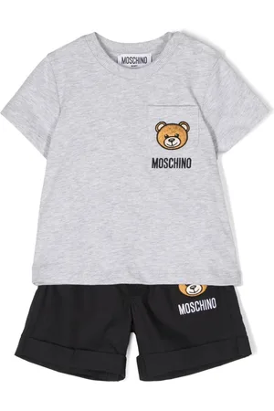Moschino Teddy Bear-appliqué shorts set