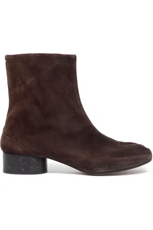 Maison Margiela Tabi 30mm suede ankle boots