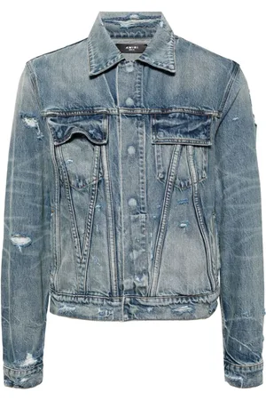 AMIRI Distressed-effect denim jacket