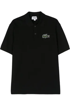 Lacoste Logo-patch cotton polo shirt