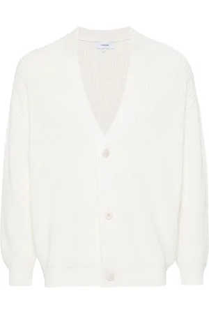 LARDINI V-neck cotton cardigan