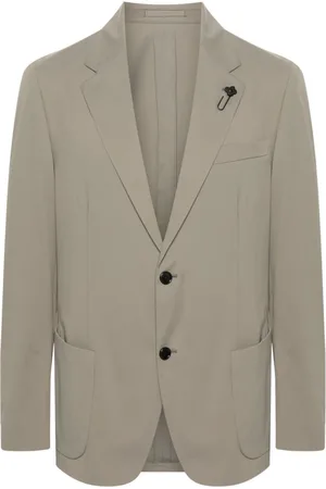 LARDINI Taffeta single-breasted blazer