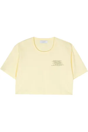 SOCIÉTÉ ANONYME Binary cropped T-shirt