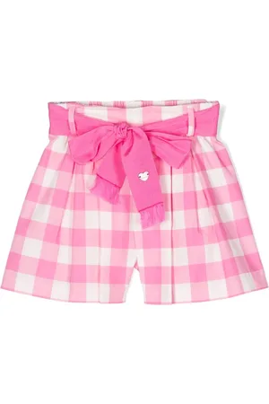 MONNALISA Gingham smart tshorts