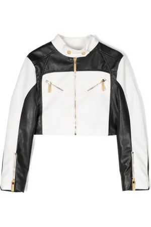Elisabetta Franchi Colourblock cropped jacket