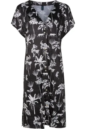 Lygia & Nanny Artemis botanical-print midi dress