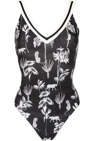 Lygia & Nanny Balboa graphic-print one-piece