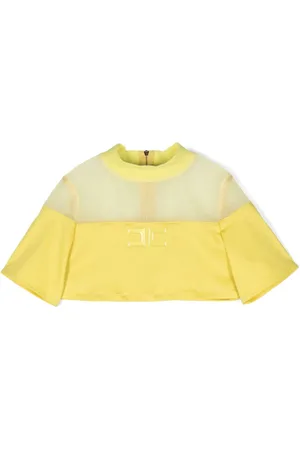 Elisabetta Franchi Logo-appliqué cropped top