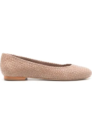 Sarah Chofakian Orly woven ballerina shoes