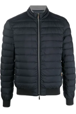 MOORER Padded zip-up jacket