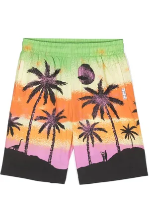 Molo Adi palm tree-print organic-cotton T-shirt