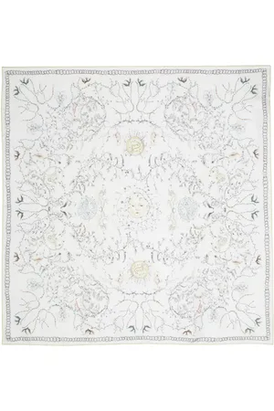 Fabiana Filippi Botanical-print square scarf