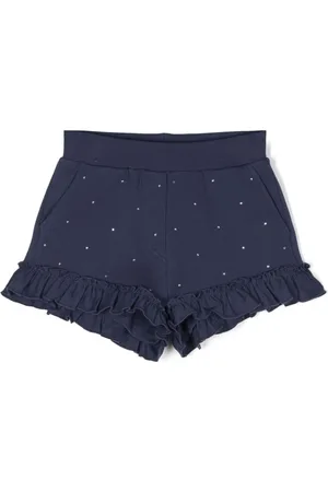 MONNALISA Rhinestone-embellished shorts