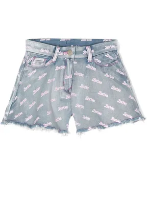 MONNALISA X Barbie™ denim shorts