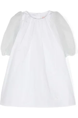 Elisabetta Franchi Puff-sleeve A-line dress