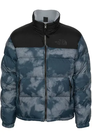 The North Face Logo-embroidered puffer jacket