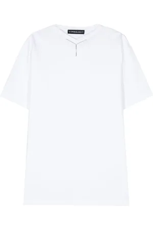 Y / PROJECT Logo-appliqué cotto T-shirt