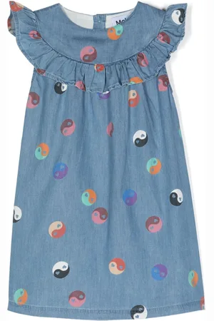 Molo Ruffled organic cotton dress
