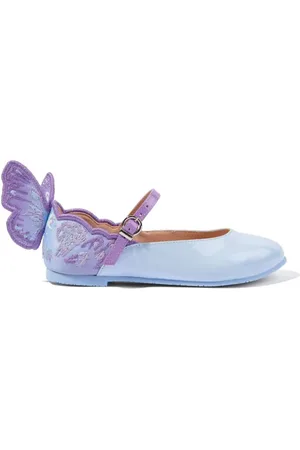 SOPHIA WEBSTER Chiara leather ballerina shoes