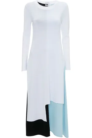 J.W.Anderson Colour-block layered midi dress