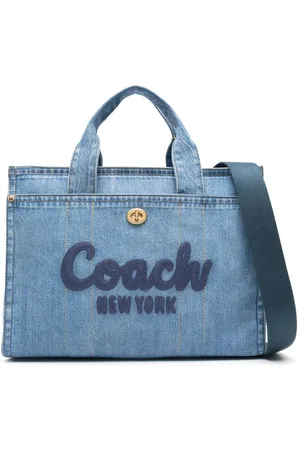 Coach Cargo denim tote bag